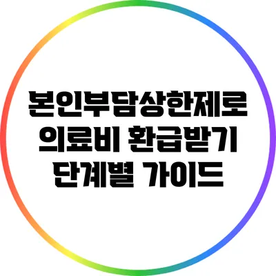 본인부담상한제로 의료비 환급받기: 단계별 가이드