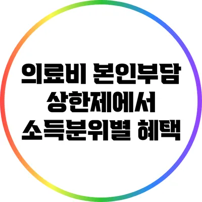 의료비 본인부담 상한제에서 소득분위별 혜택